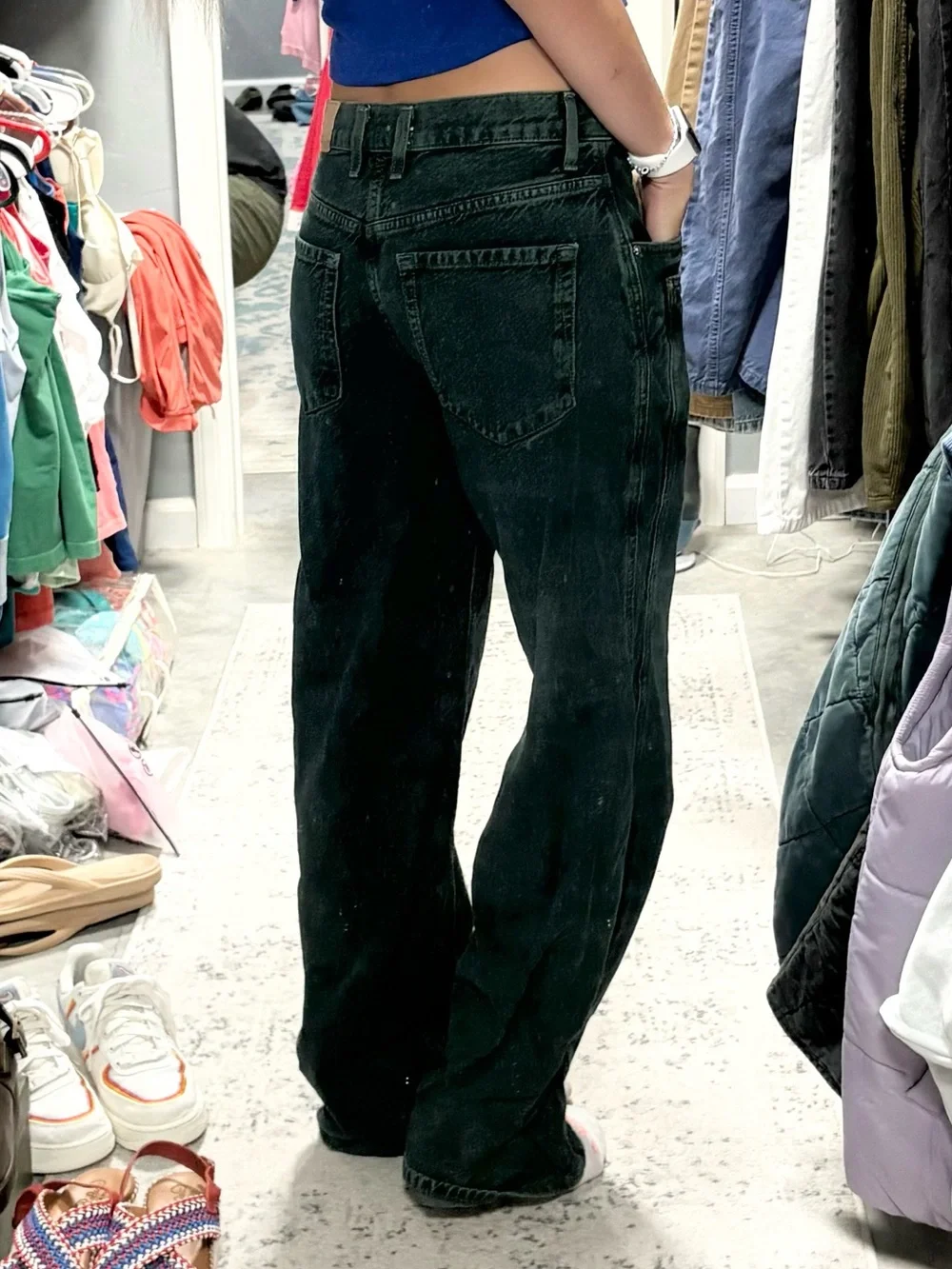 Free People We The Free Final Countdown Cuffed Low-Rise Jeans